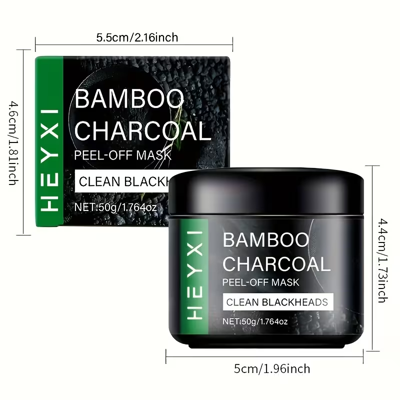 HEYXI Bamboo Charcoal Facial Mask with Aloe Vera