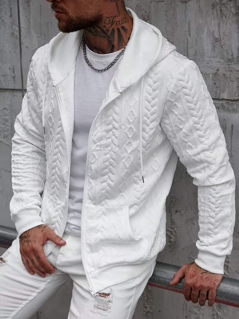 Arctic Verge Zip Hoodie