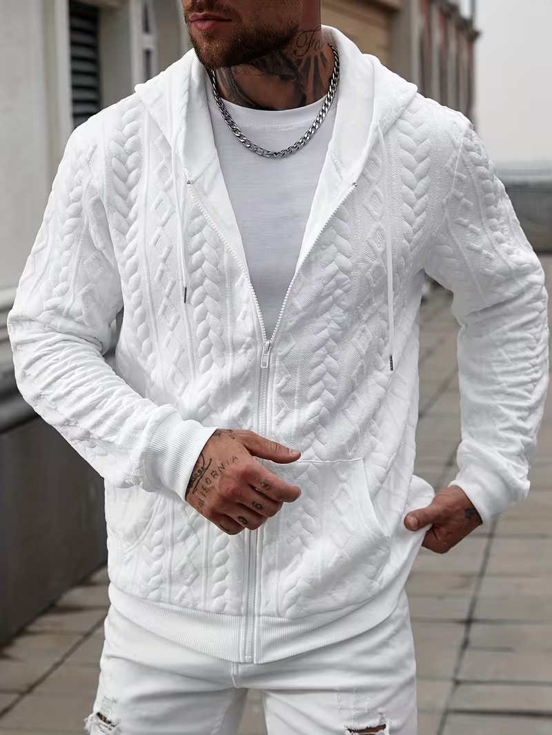 Arctic Verge Zip Hoodie