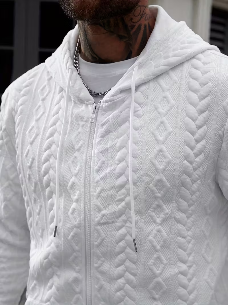 Arctic Verge Zip Hoodie