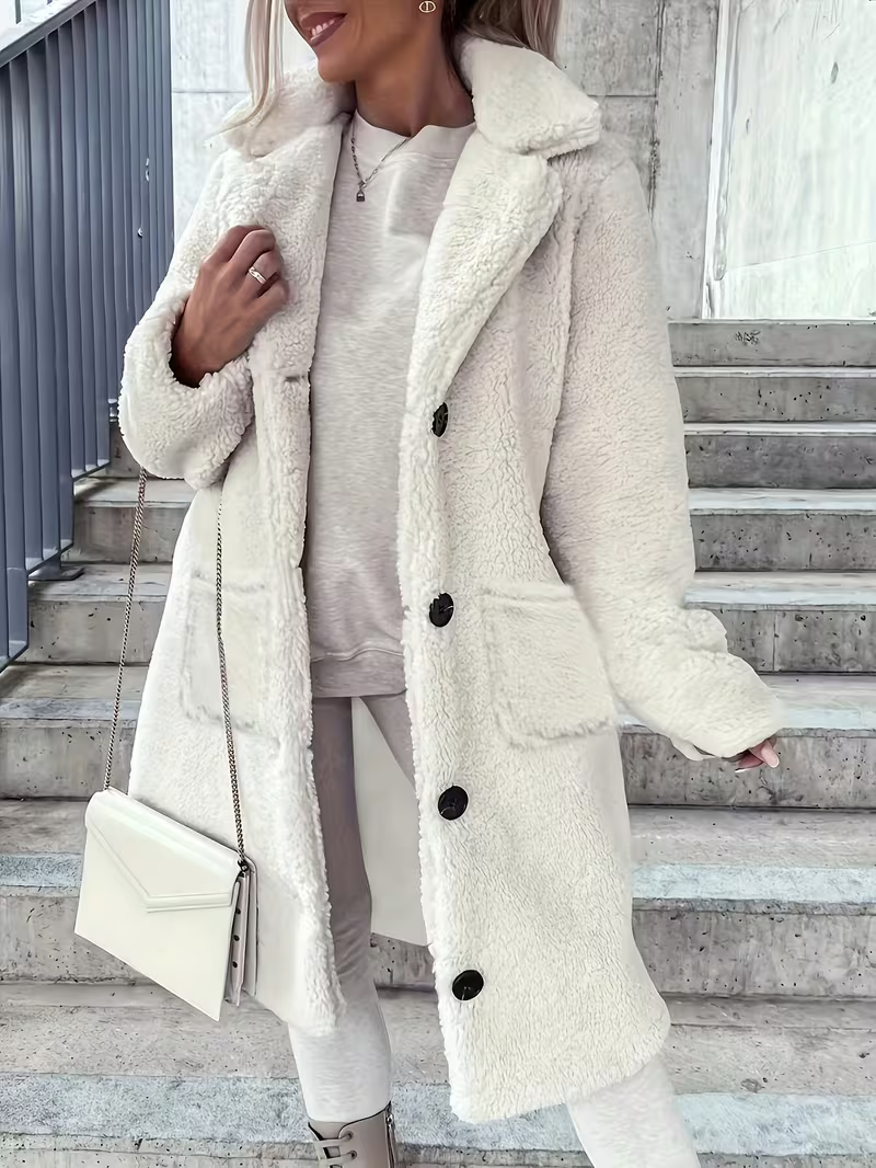 Ivory SoftTouch Coat