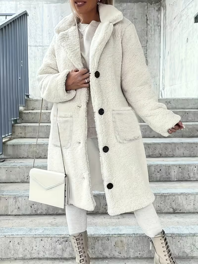 Ivory SoftTouch Coat