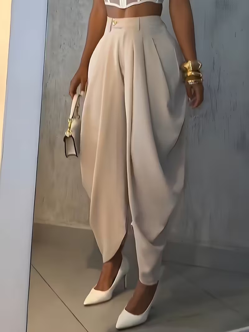 Serene Tailored Wide-Leg Trousers