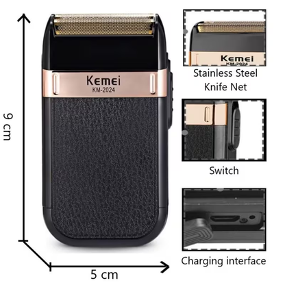 Kemei Powerful Rechargeable Electric Shaver for Men