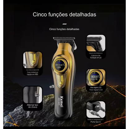 Kemei-1677 Professional Hair Trimmer