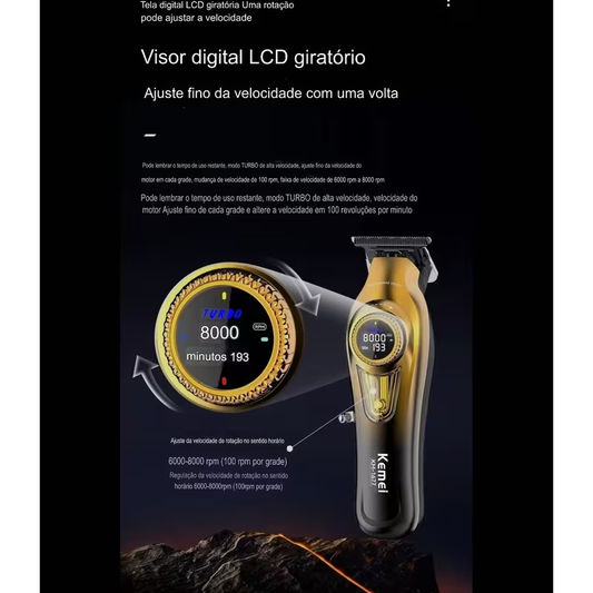 Kemei-1677 Professional Hair Trimmer